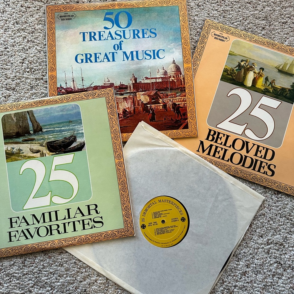 50 Treasures 25 Familiar 25 Beloved 25 Immortal, Homestead Vinyl Records